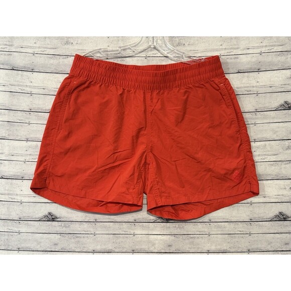 STIO Mens Board Shorts Mens Sz L 6” Inseam Orange Stretch Hiking Outdoors Casual - Picture 1 of 16